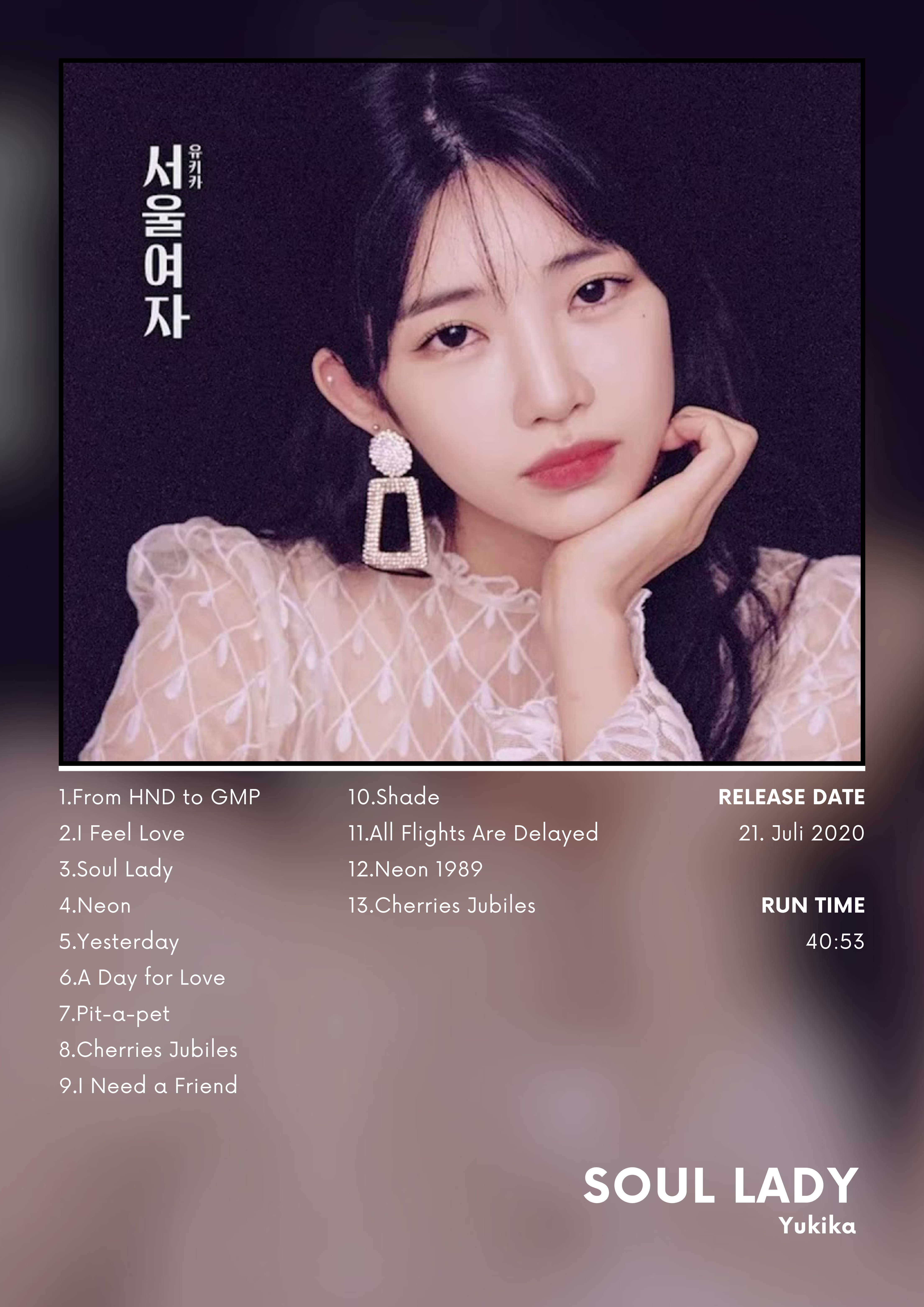 Custom Album Poster Digital Download